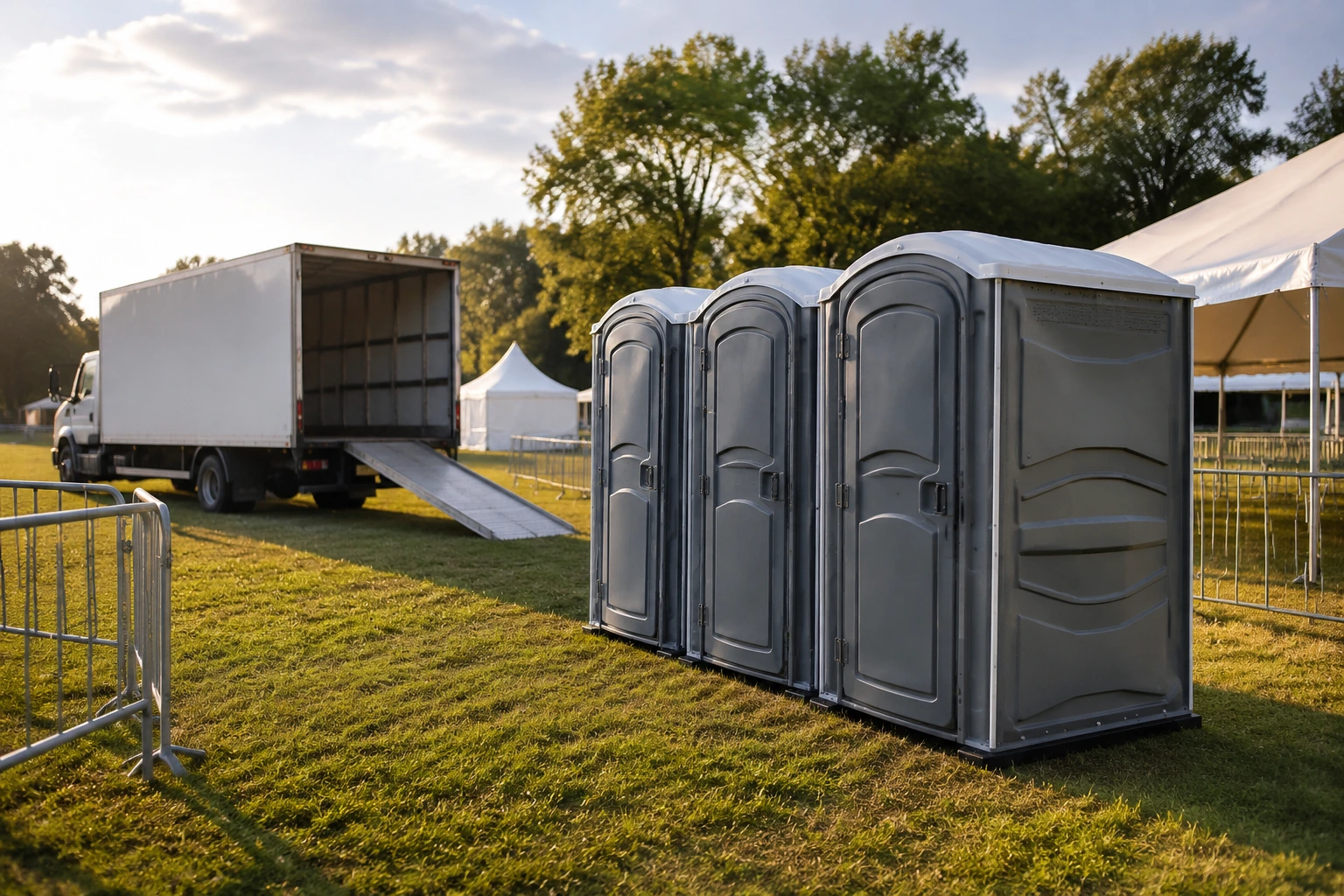 Portable restroom rental planning for Kingstown, NC