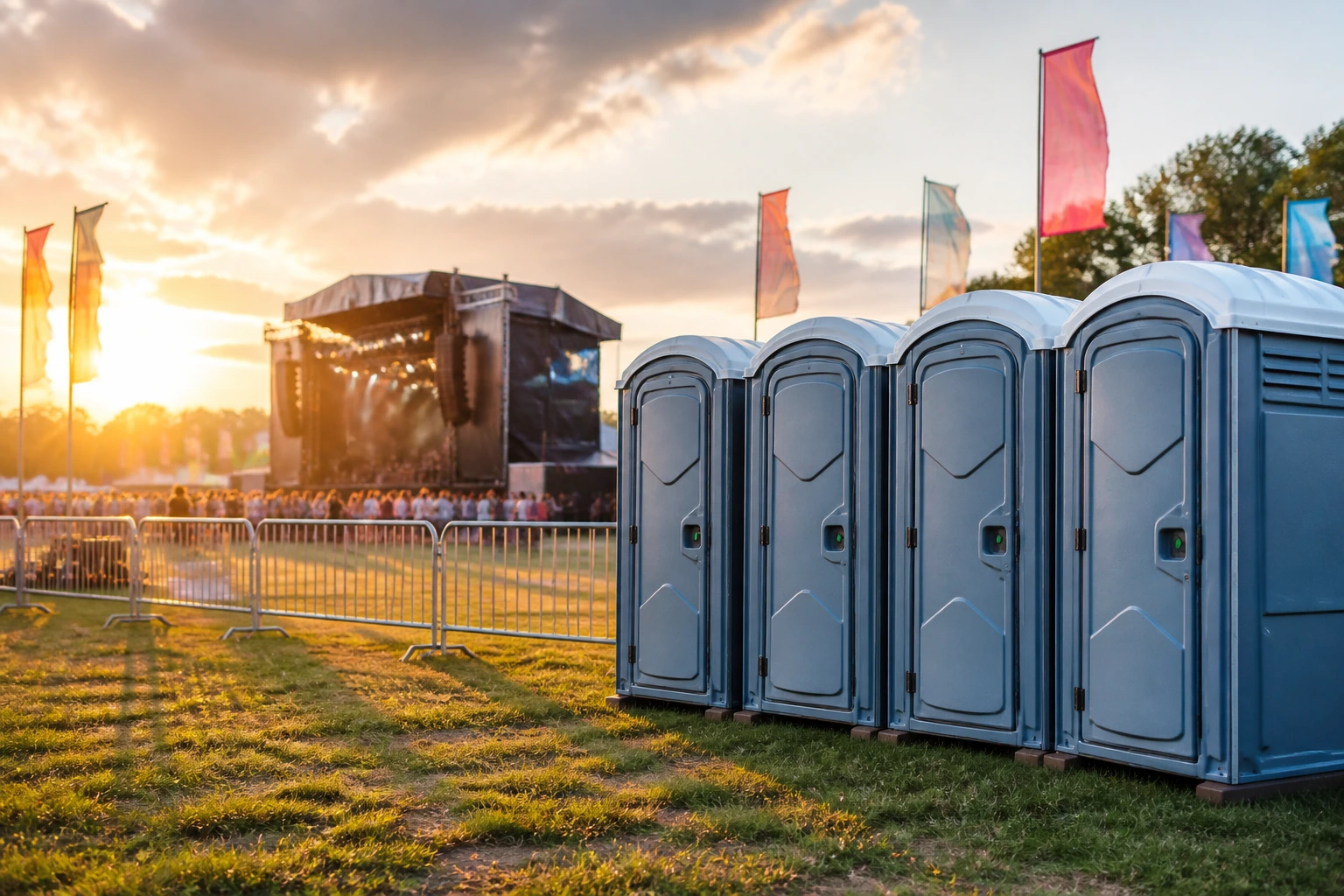 Portable restroom rental planning for Fallston, NC